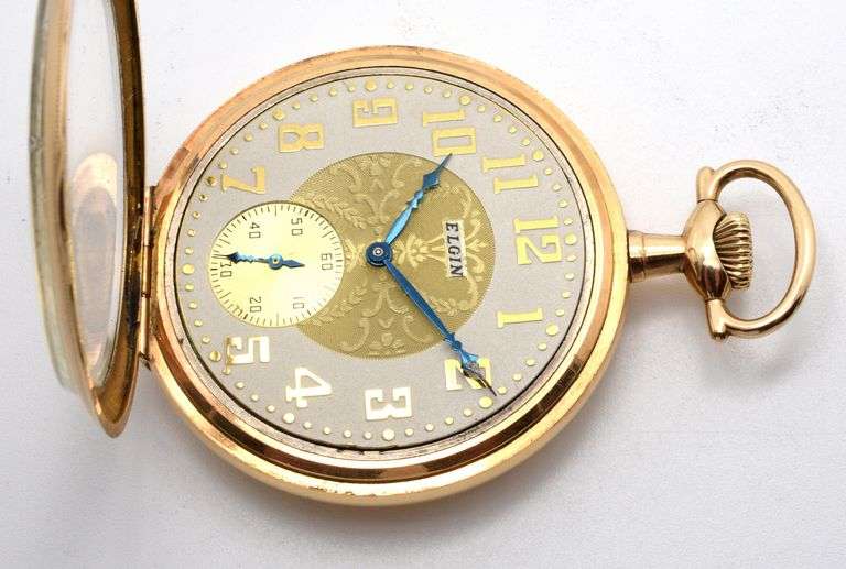 Superb 1923 17j Elgin Gold Filled Pocket Watch