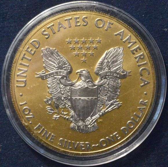 2014 Gold And Platinum Enhanced Silver Eagle