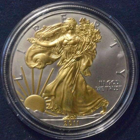 2011 Gold And Platinum Enhanced Silver Eagle