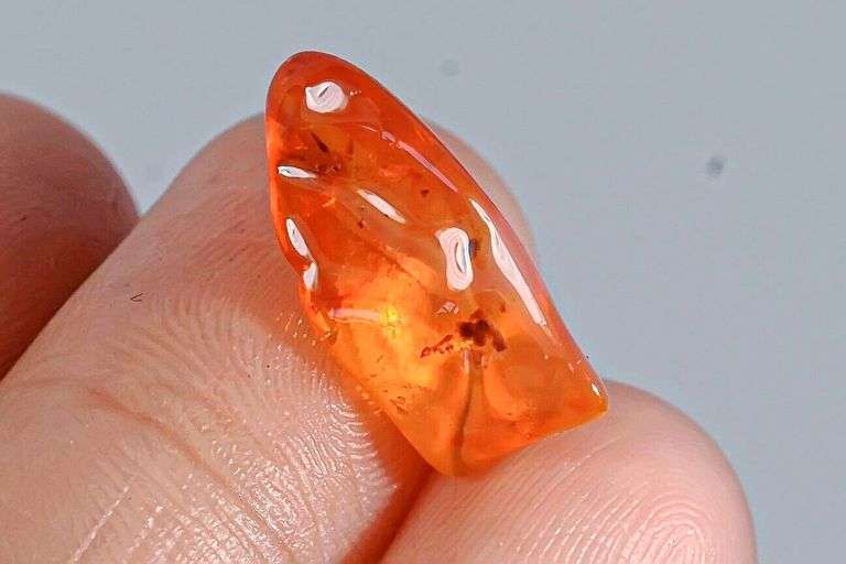 Really cool 3.70ct red Fire Opal nugget