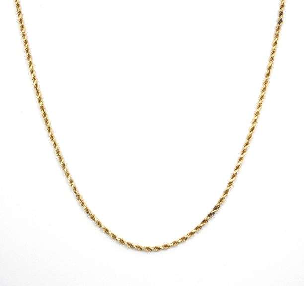 Always Useful 14k Rope Necklace