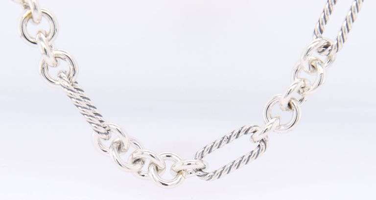 David Yurman Figaro Link Necklace