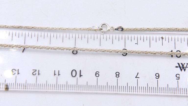 Vintage 925 Sterling Silver Group Lot of Necklaces