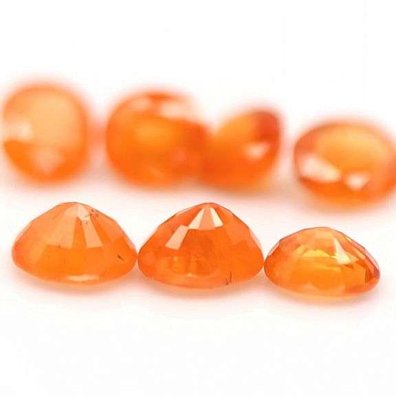 Fabulous 15.23ct Fanta orange Garnet set