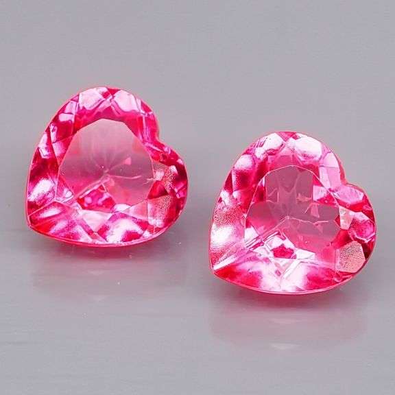 Lovely 5.87ct Brazilian pink Mystic Topaz pair!