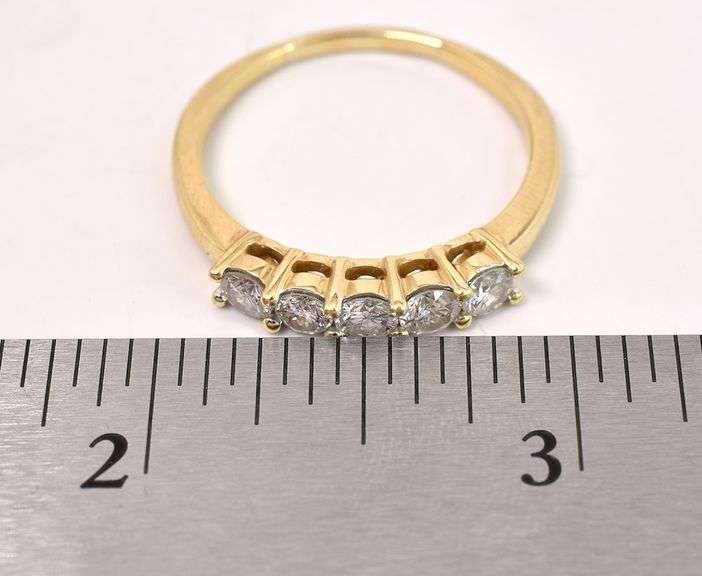 Astounding 18K Yellow Gold Diamond Ring