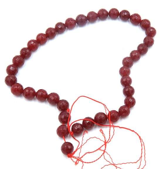 16 inches Strand Faceted Ruby Beads