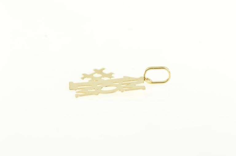 14K Yellow Gold #1 Number One Mom Mother's Day Vintage Charm/Pendant