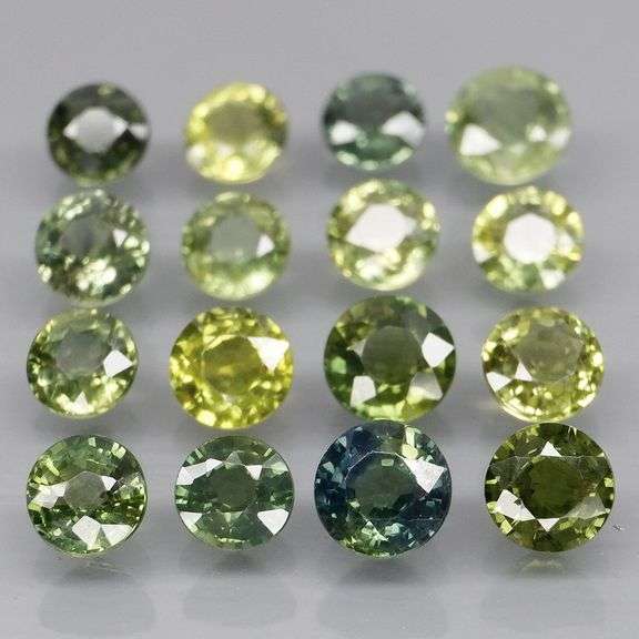 Heated only! 4.66ct round cut Australian Sapphire set