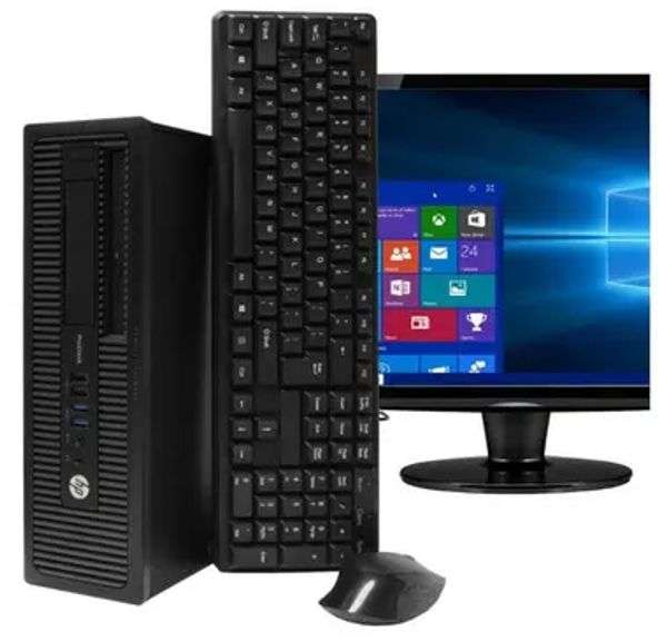 HP ProDesk 600 G1 SFF + 19" LCD Monitor (Bundle)