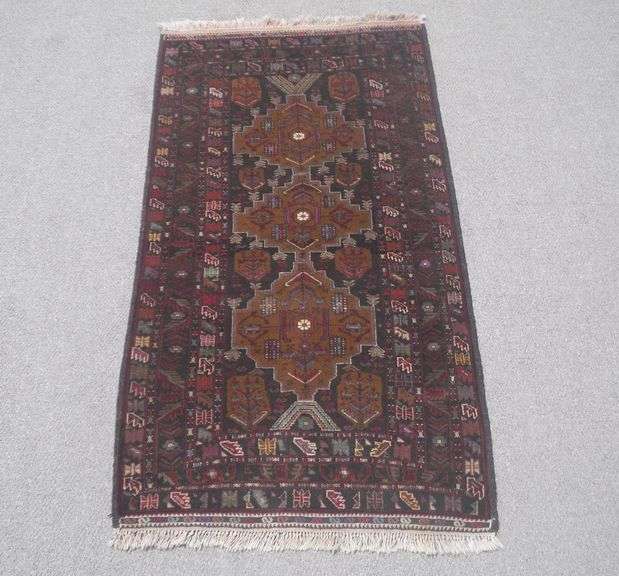Handmade Persian Balouch 3.8x6.4