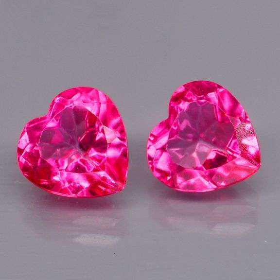 Lovely 6.25ct Brazilian pink Mystic Topaz pair!
