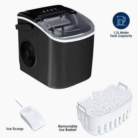 26 lbs Portable Ice Maker: Quick & Efficient