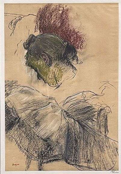 Extremely Rare and Collectible Antique Edgar Degas From Les Dessins de Degas Suite