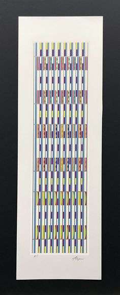 Original Rare Limited Edition Agam. Hand Signed by the Artist