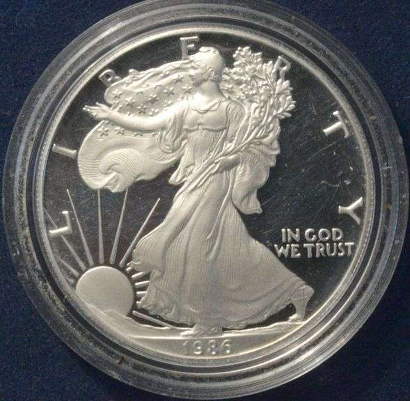 1986 Proof American Silver Eagle