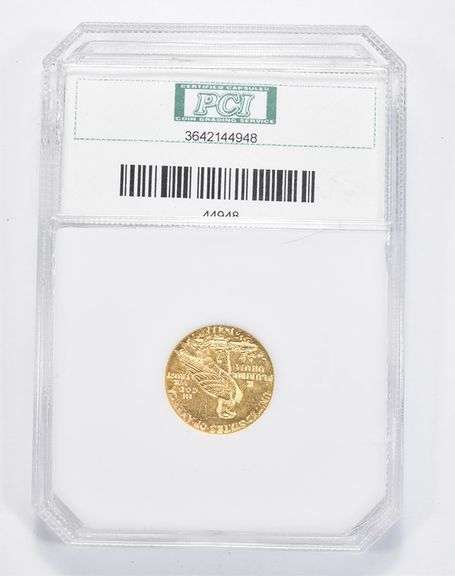 MS67 1929 $2.50 Indian Head Gold Quarter Eagle - Graded PCI