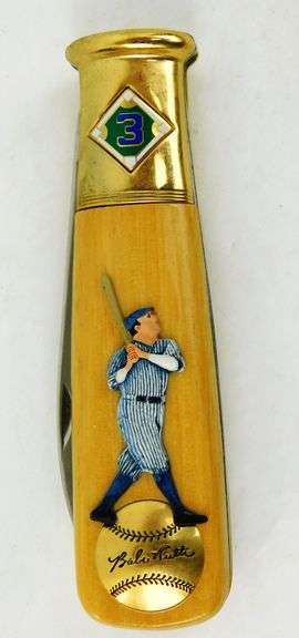 Babe Ruth, Franklin Mint Single Blade Knife