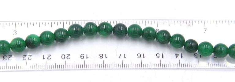 16 inches Strand Genuine Green Jade Rondelle Beads