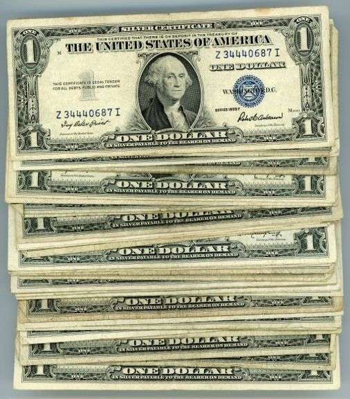 37 1935 $1 Silver Certificates