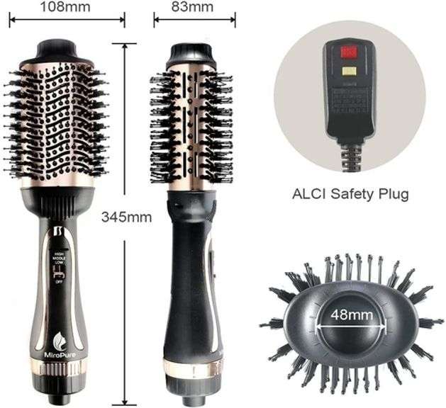 1-Step Hair Dryer Brush: Voluminous Shine