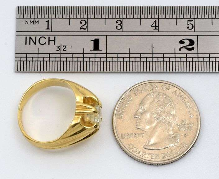 Stylish 1 Ct. Diamond Unisex Ring