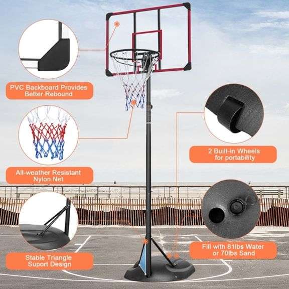 Adjustable Basketball Hoop: Play Anywhere