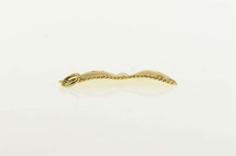 14K Yellow Gold 3D Masquerade Mask Venetian Fashion Charm/Pendant