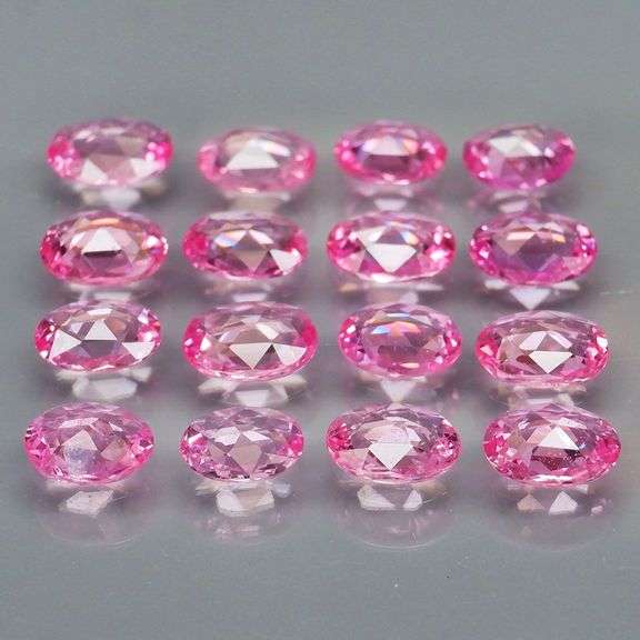 Superb rose cut 2.29ct pink Sapphire set
