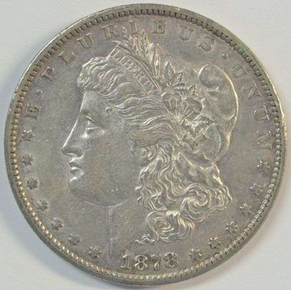 Scarce high grade 1878-CC Morgan Silver Dollar. Real nice