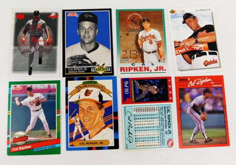 8 Cal Ripken, Jr. Baseball Cards