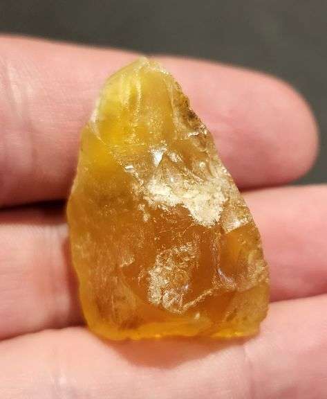 Raw 62.55ct Mexican Fire Opal with matrix!