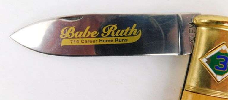 Babe Ruth, Franklin Mint Single Blade Knife