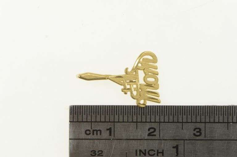 14K Yellow Gold #1 Number One Mom Mother's Day Charm/Pendant