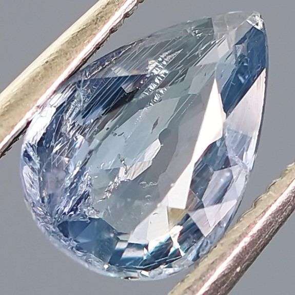 Collectors .99ct Tanzanian titanium gray Sapphire