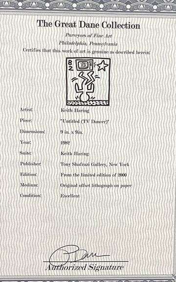 Very Collectable Limited Edition Keith Haring
