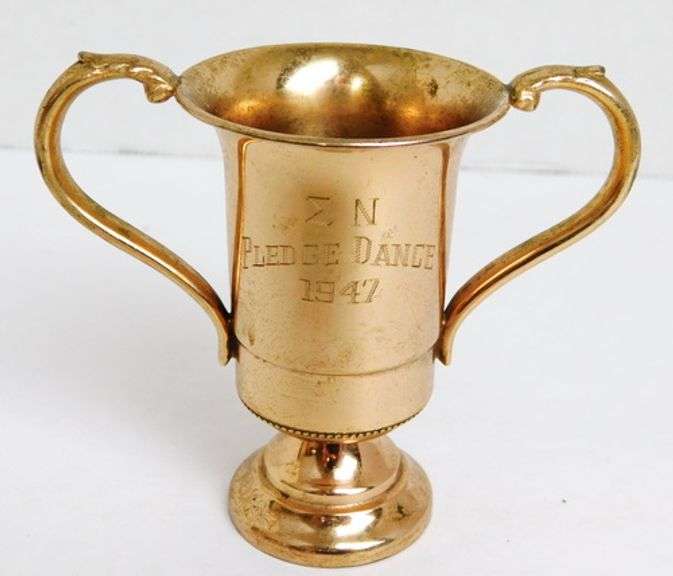 1947 Gold Plated Sorority Trophy Cup