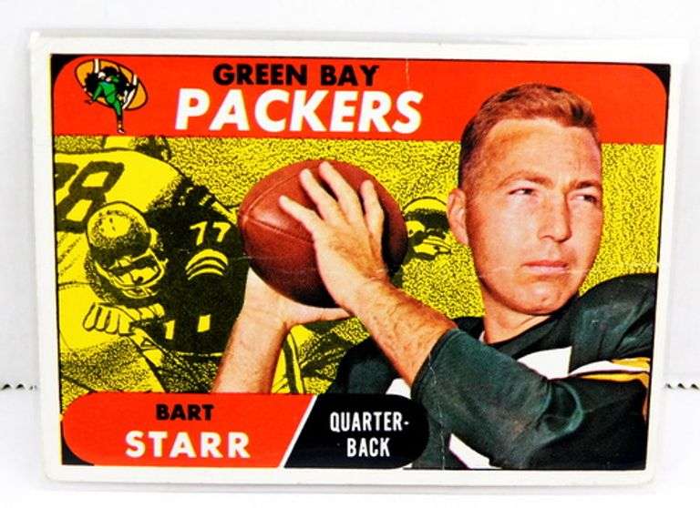 Bart Starr 1968 Topps #1 Football Card