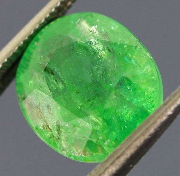 Substantial collectors 4.53ct unheated Tsavorite Garnet