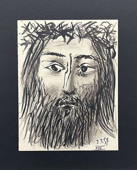 Very Collectible Pablo Picasso Lithograph from Toros y Toreros Circa 1961