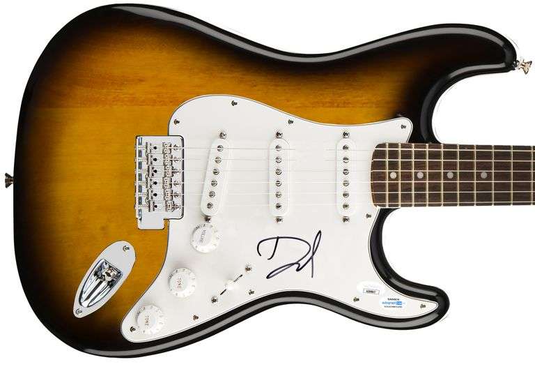 Dave Grohl Nirvana Foo Fighters Autographed Fender Sunburst Stratocaster Guitar ACOA