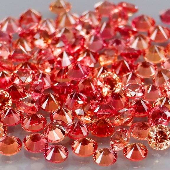 Dazzling 3.03ct diamond cut Songean Sapphire set