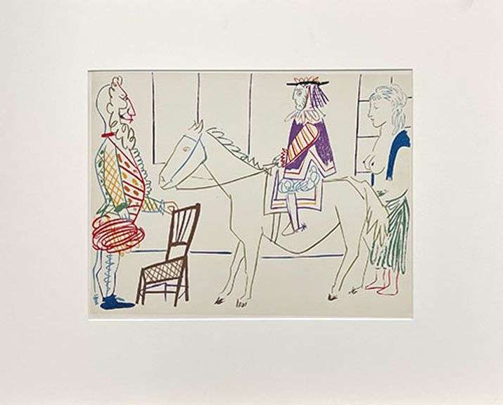 Picasso from Rare Limited Edition. Original Lithograph on Paper