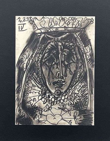 Very Collectible Pablo Picasso Lithograph from Toros y Toreros Circa 1961