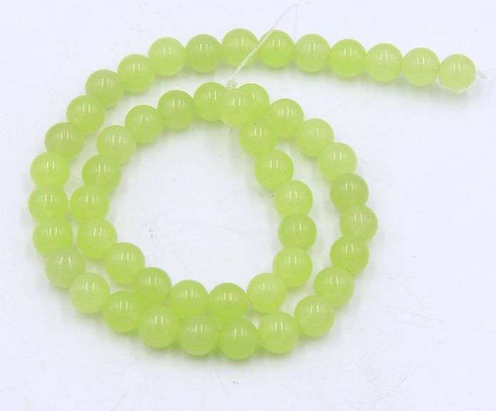 16 inches Strand Genuine Green Jade Rondelle Beads