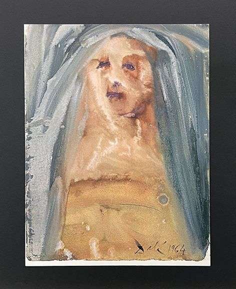 Rare Salvador Dali Biblia Sacra Lithograph Circa 1960's