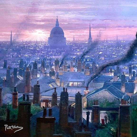 Smoke Staircase by Peter Ellenshaw