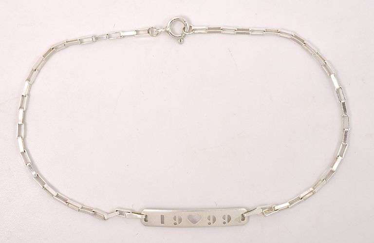 1999 Heart Bracelet In Sterling Silver