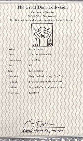 Very Collectable Limited Edition Keith Haring