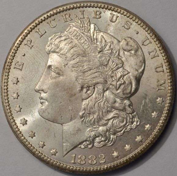 1882-CC Morgan Silver Dollar BU